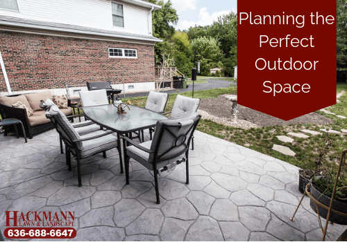 plan an outdoor space